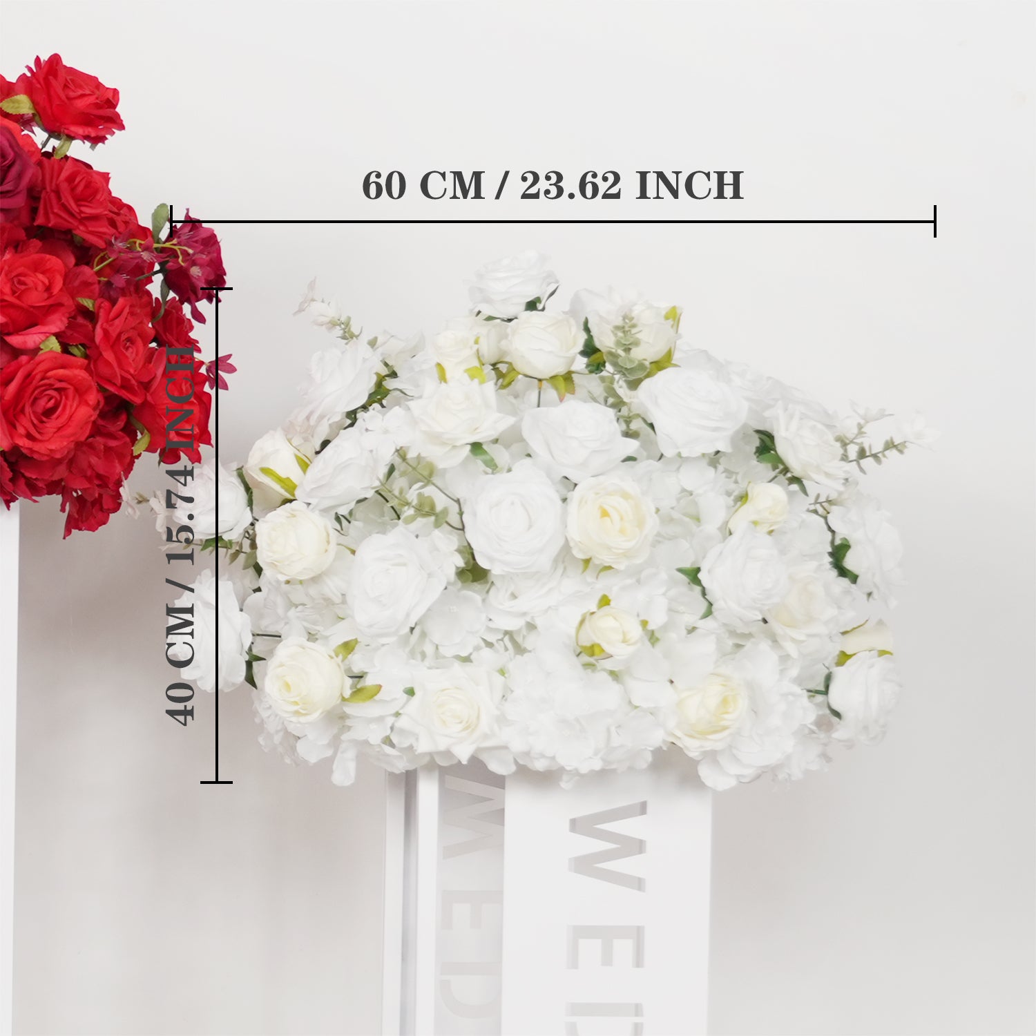 Hydrangea Rose Wedding Table Centerpiece Decor